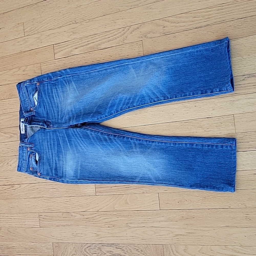 Madewell kick out crop jeans